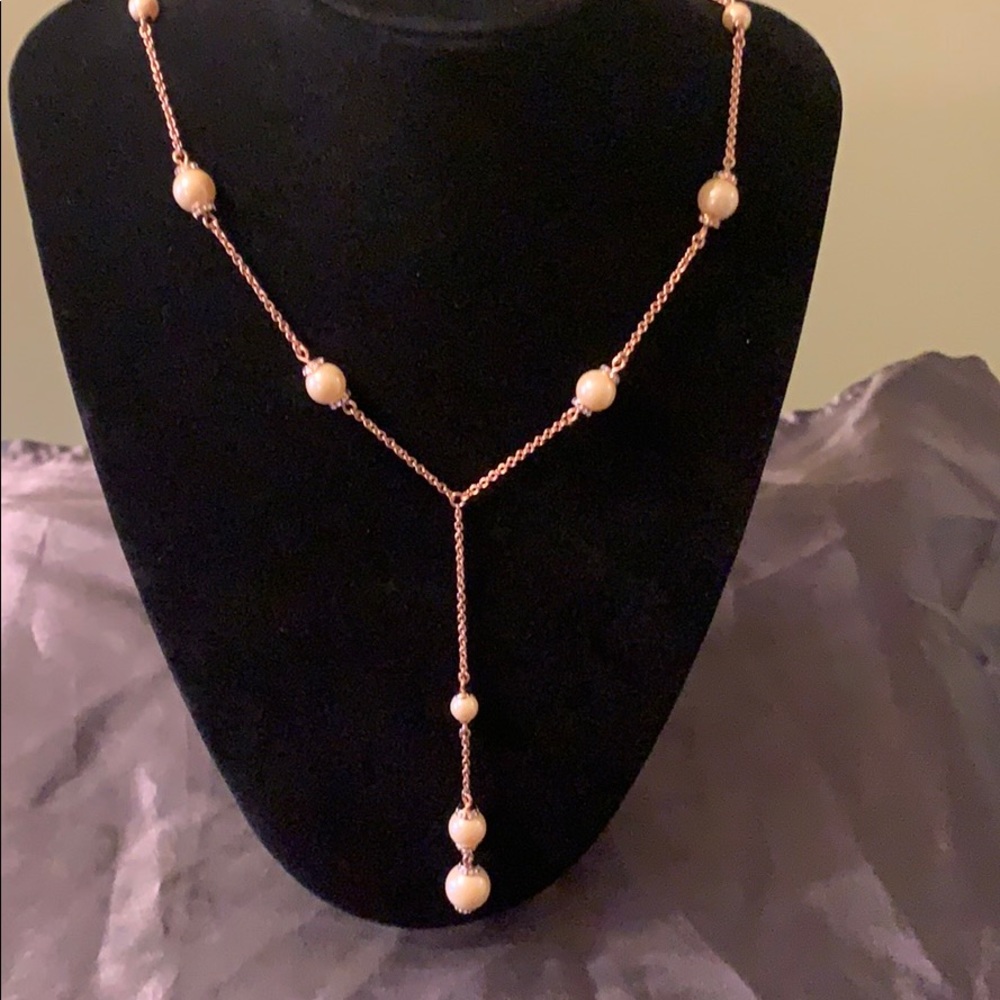 Rose gold necklace